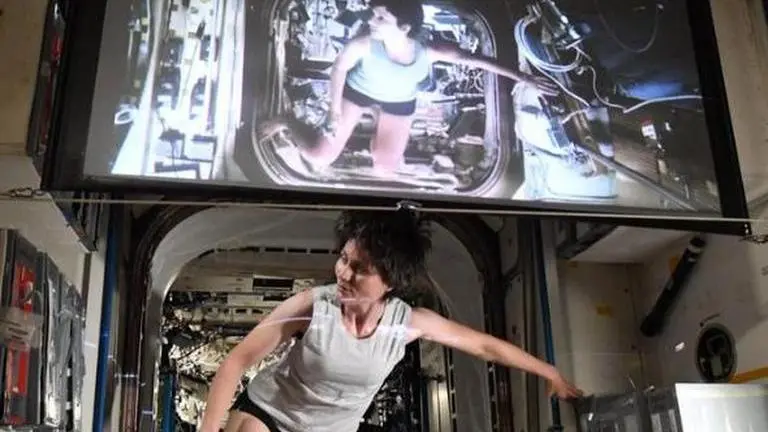 Astronaut recreates 'Gravity' movie scene aboard ISS; poses a query to Sandra Bullock Gravity