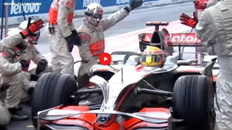 Lewis Hamilton's first-ever F1 World Championship win makes fans nostalgic; watch video Lewis Hamilton