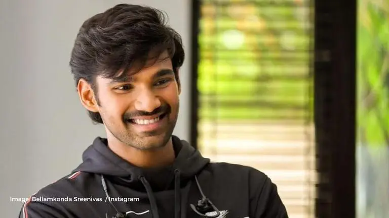 Actor Bellamkonda Sreenivas takes Hindi lessons as he prepares for his Bollywood debut Bellamkonda Sreenivas