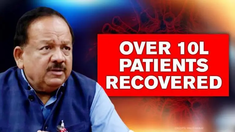 Over 10 lakh recovered COVID patients, 1.9 times of active cases: Health Ministry