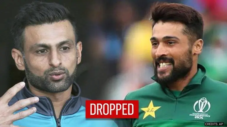 PCB axe Shoaib Malik & Mohammad Amir for away T20I series against New Zealand Pakistan