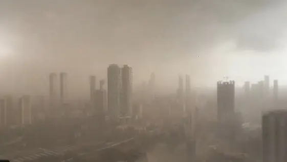 Mumbai Rain: Nowcast Warning For Thane, Palghar After Dust Storm; Ops At Mumbai Airport Suspended Mumbai Rains