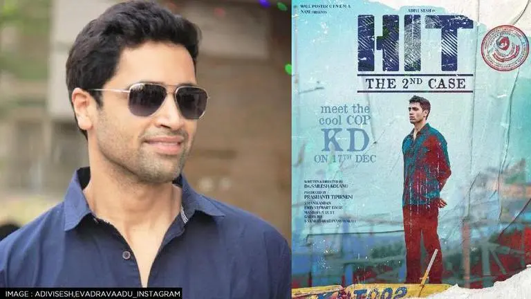 Adivi Sesh drops intense new poster from upcoming thriller 'HIT 2'; announces release date Adivi Sesh, Adivi Sesh upcoming film, HIT 2, HIT: The 2nd Case, HIT 2 release date