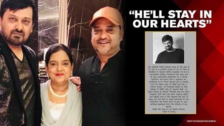 Music composer Sajid Khan thanks hospital staff for taking care of brother Wajid Khan Music composer Sajid Khan thanks hospital staff for taking care of brother Wajid