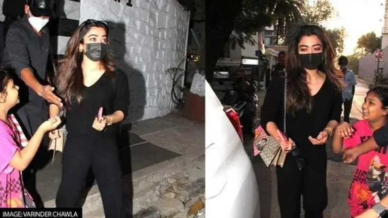 Actor Rashmika Mandanna gets called out by netizens for not helping poor kids; Watch Rashmika Mandanna