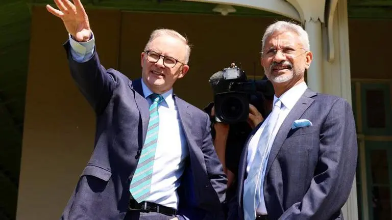 EAM Jaishankar calls on Australian Prime Minister Anthony Albanese to discuss bilateral strategic ties EAM