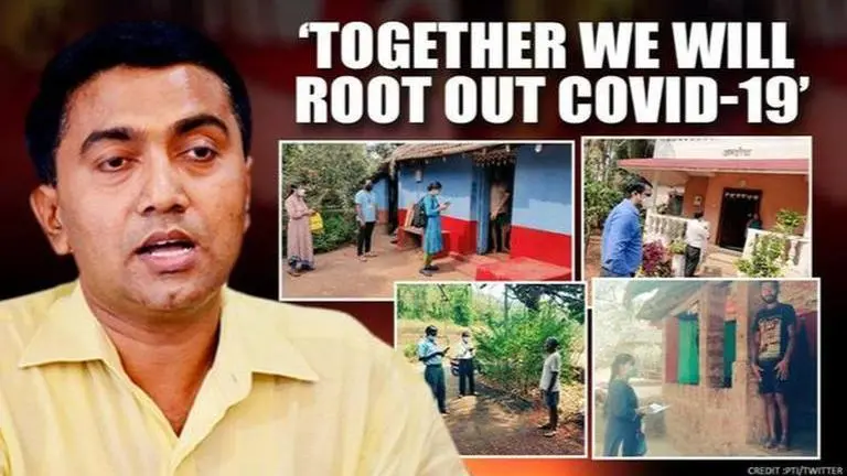 Goa CM Pramod Sawant lauds Goans for positive response towards community Covid survey Goa