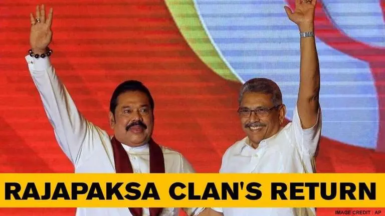 Rajapaksa clan's return: With Mahinda as PM, Rajapaksas hold all 3 top posts in Sri Lanka Sri Lanka