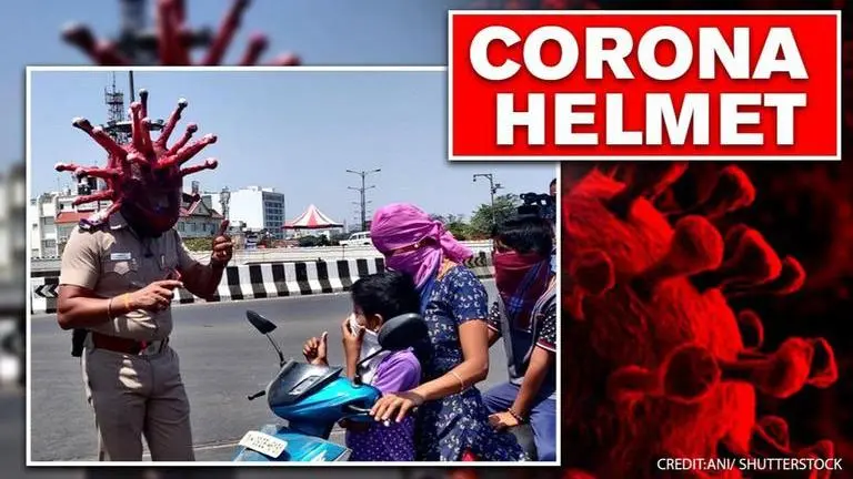 Here's what the maker of the Chennai police's viral 'Coronavirus helmet' has to say coronavirus