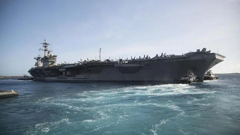 Aircraft carrier returns to sea after coronavirus outbreak