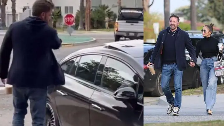 Ben Affleck slammed the door on Jennifer Lopez? Viral video sparks speculation ben affleck