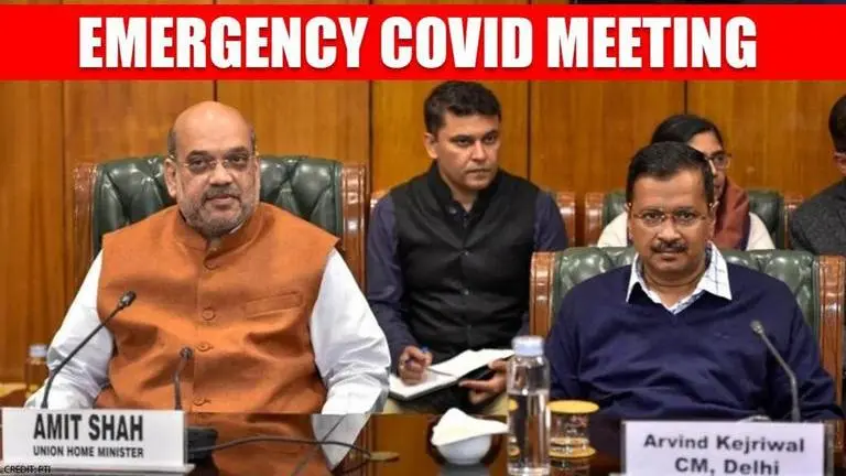 HM Amit Shah to chair a meeting on Delhi's COVID-19 crisis; calls on CM Kejriwal, L-G Delhi