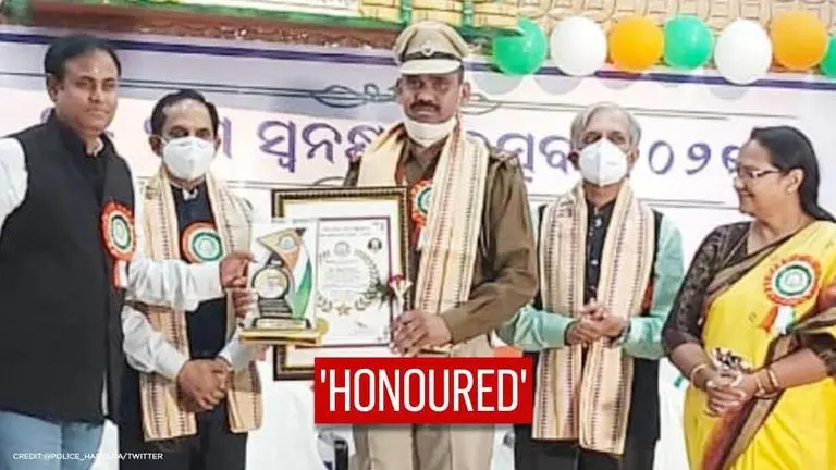 Haryana cop felicitated for rescuing 500 children from human trafficking Haryana