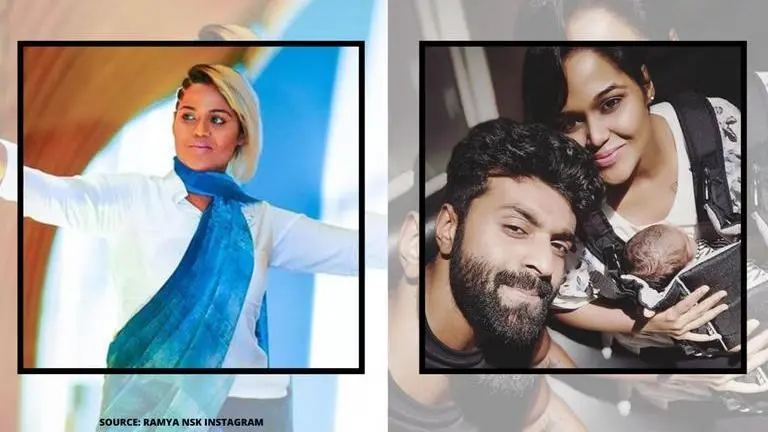 Tamil 'Bigg Boss 2's' Ramya NSK welcomes baby boy with husband Sathya; shares pictures Tamil Bigg Boss 2