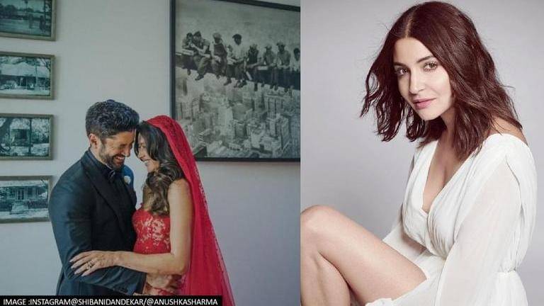 Farhan akhtar-shibani dandekar hitched: anushka sharma sends 'lifetime of love, happiness'