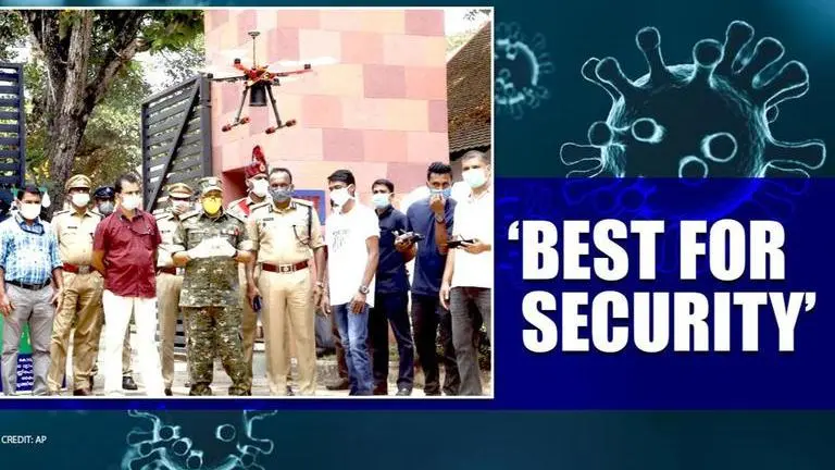 COVID-19: Kerala police use drone to ensure social distancing amid lockdown COVID-19