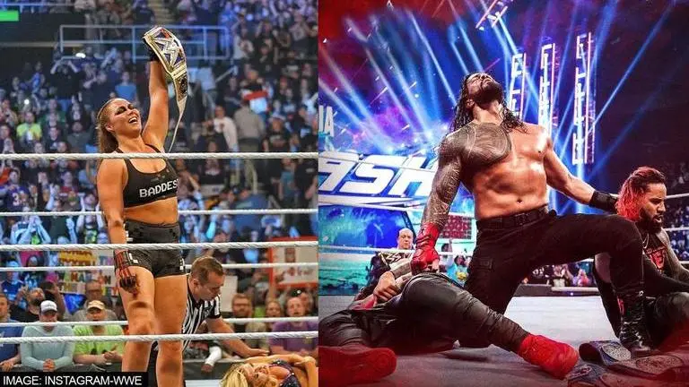 WWE WrestleMania Backlash results: Rousey makes Flair 'QUIT'; Bloodline comes out on top WWE Wrestlemania Backlash results