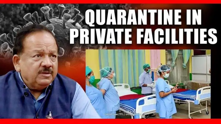 COVID-19: Health Ministry issues guidelines for quarantine/isolation in private facilities COVID-19