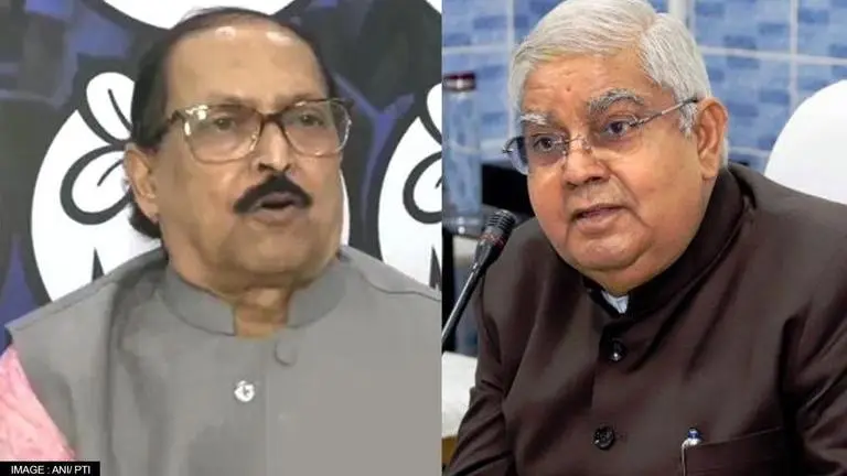 WB Governor Dhankar mourns Subrata Mukherjee's demise; 'We have lost a stalwart' Subrata Mukherjee