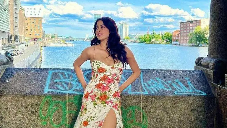 Janhvi Kapoor stuns in a floral dress in Berlin; Here's how much it costs and how to buy berlin