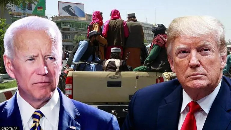 As Taliban blitzed through Afghanistan, here's how Donald Trump slammed Joe Biden Biden