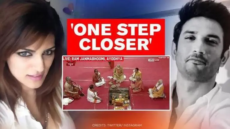 'Love you God': SSR's sister on Ram Mandir Bhumi Pujan held on the same day as SC hearing Sushant Singh Rajput