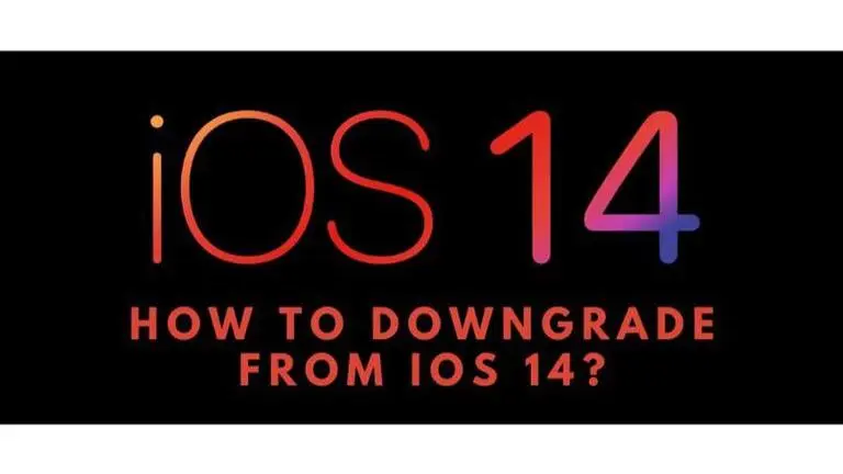 how to downgrade from ios 14