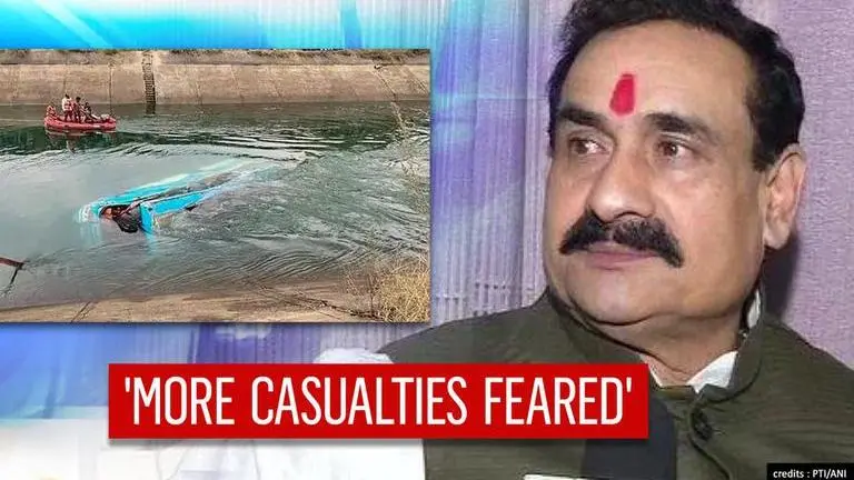 MP bus accident: '50 bodies found, identified so far', says state Home Minister Narottam Mishra