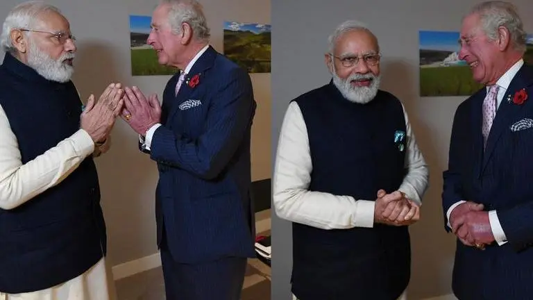 PM Modi meets Prince Charles in Glasgow, lauds his efforts towards sustainable development PM Modi
