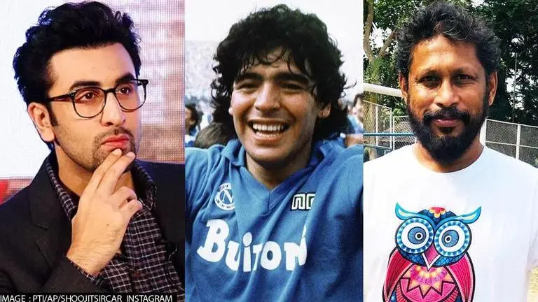 Ranbir Kapoor, Shoojit Sircar & others to pay tribute to Diego Maradona via football match Ranbir Kapoor, Shoojit Sircar, Diego Maradona, Vivian Dsena