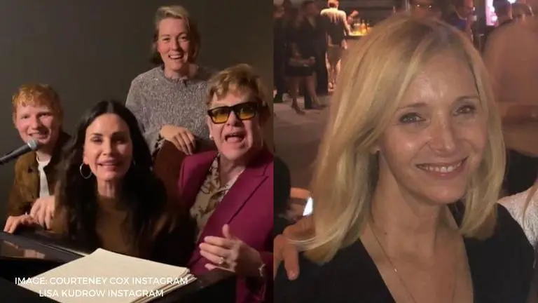 Ed Sheeran sings ‘Tiny Dancer’ with Elton John, Courteney Cox, Brandi Carlile; Lisa reacts Lisa Kudrow's Instagram