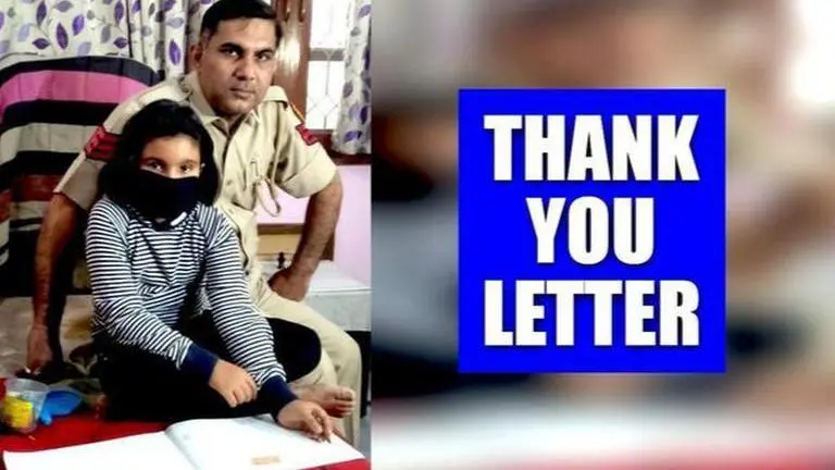 'Thank you for taking care of everyone': Delhi cop's daughter pens heartfelt letter Delhi