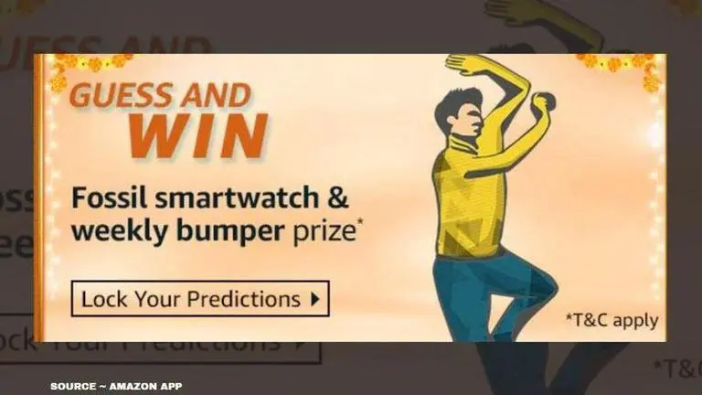 Amazon Guess And Win Quiz Answers Oct 7: Win Fossil Smarrtwatch & OnePlus 8 amazon guess and win quiz