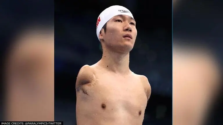 Tokyo Paralympics: Chinese swimmer Zheng Tao with no arms wins 4th gold; breaks own record Tokyo Paralympics