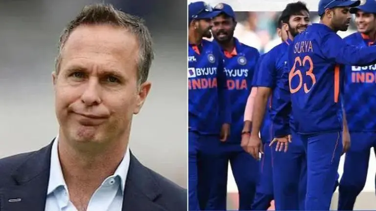 Michael Vaughan pinpoints major hole in Team India after 7-wicket defeat to New Zealand Michael Vaughan, India vs New Zealand, Shikhar Dhawan, Wasim Jaffer, IND vs NZ, Vaughan, Team India, Kane Williamson, Tom Latham, Umran Malik