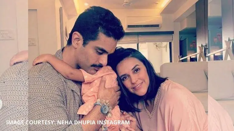 Angad Bedi and Neha Dhupia miss their families as they celebrate virtual Raksha Bandhan Angad Bedi