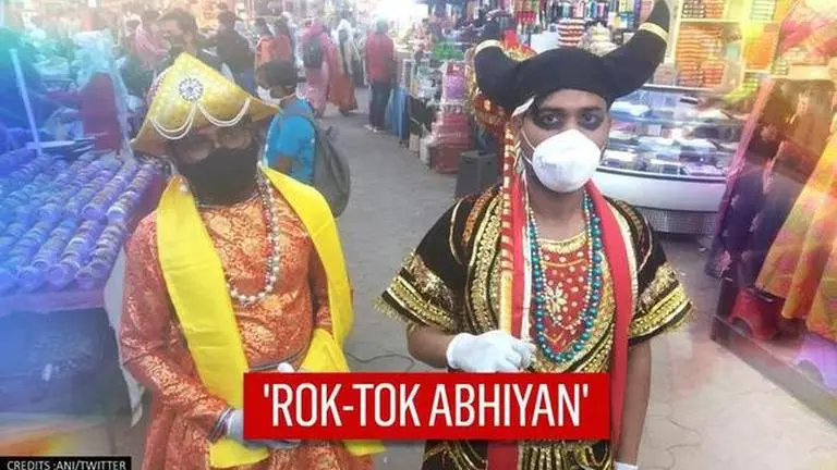 Madhya Pradesh authorities 'deploy' Yamraj and Chitragupt to reinforce COVID-19 norms Madhya Pradesh