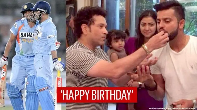 Cricket fraternity wishes Suresh Raina on birthday as he turns 34 Suresh Raina