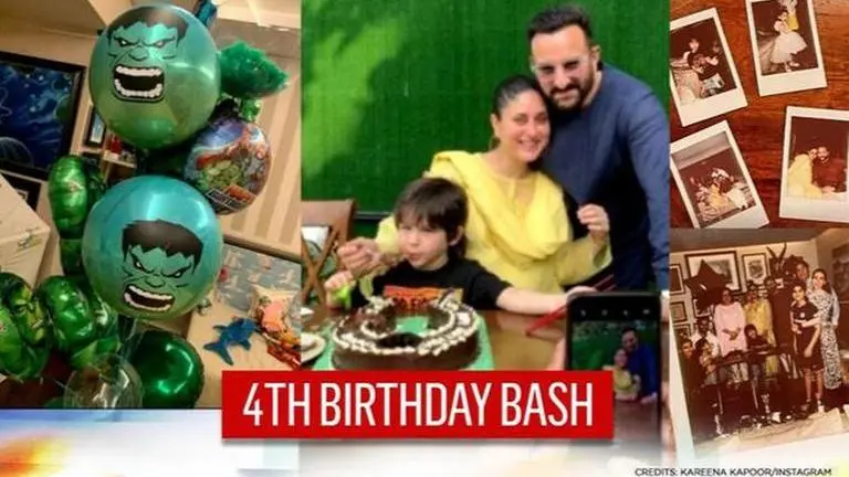 Taimur Ali Khan's birthday was all about horses, superheroes and cake; family celebrates Taimur Ali Khan