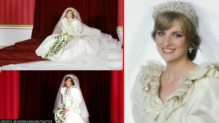 Princess Diana's iconic wedding dress goes on display at Kensington Palace Princess Diana