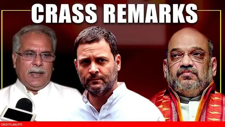 Chhattisgarh CM Bhupesh Baghel has 'crass' take on Amit Shah's India-China debate dare Chhattisgarh