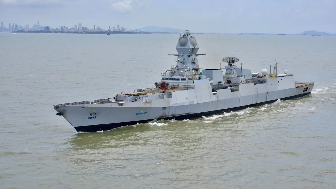 India's Naval Ship Surat