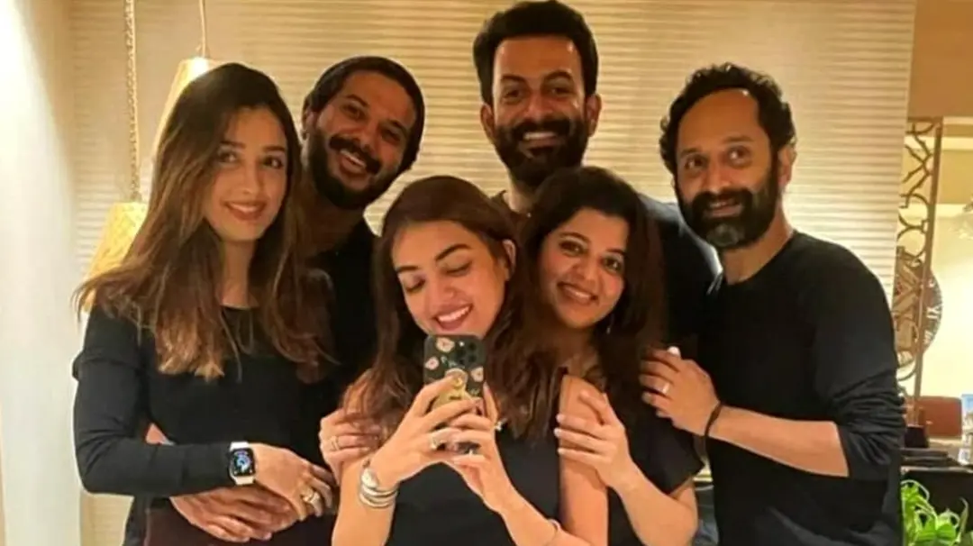 Prithviraj with Fahadh Faasil and Dulquer Salmaan