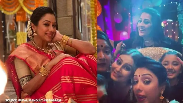 Rupali Ganguly shares her take on 'Pawri Ho Rahi Hai' with the cast of 'Anupamaa' rupali ganguly