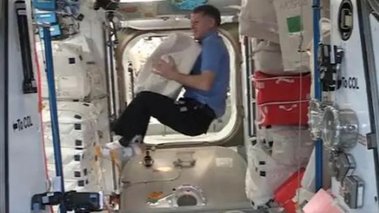 DART mission: Astronauts demonstrate working in micro-gravity with a fun video; WATCH DARTMission