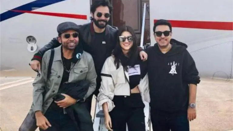 Kriti Sanon shares new filming location of 'Bhediya'; shares pics with team Kriti Sanon