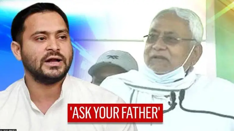 Fiery Nitish Kumar tells Tejashwi: 'Ask your father, were there any schools 15 yrs ago?' Nitish Kumar