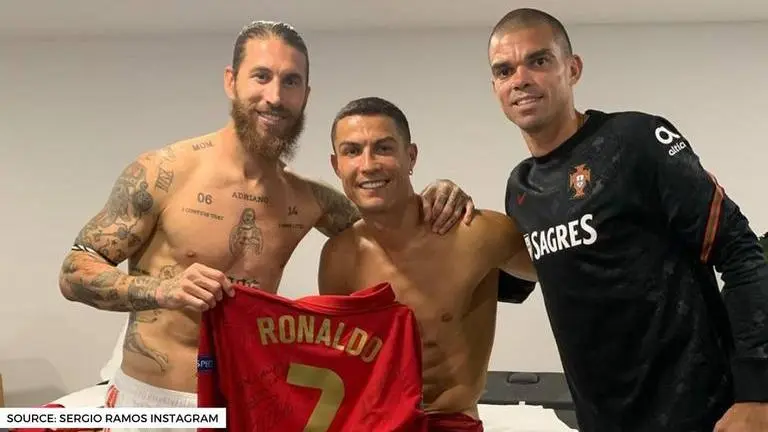 Cristiano Ronaldo, Sergio Ramos speak for first time in two years following fallout Cristiano Ronaldo