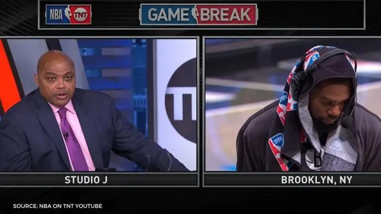 Kevin Durant hits back at Charles Barkley with one word reply during awkward exchange kevin durant