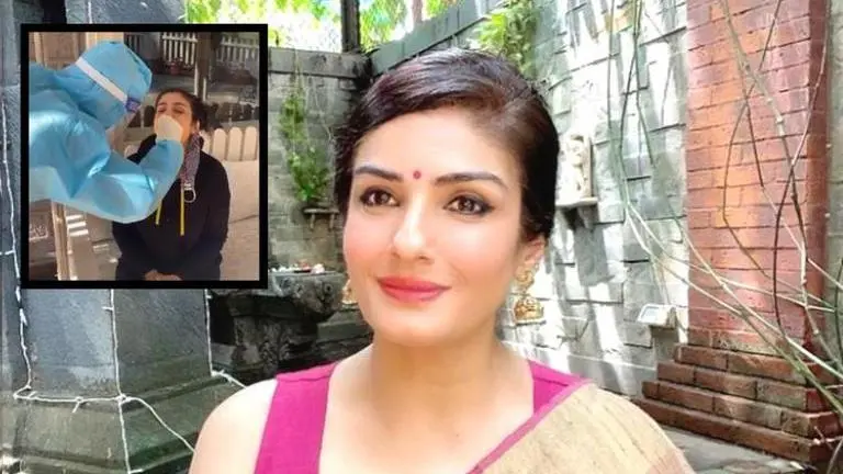 Raveena Tandon starts shooting for 'KGF 2', takes up COVID-19 test in Dalhousie; watch Raveena Tandon